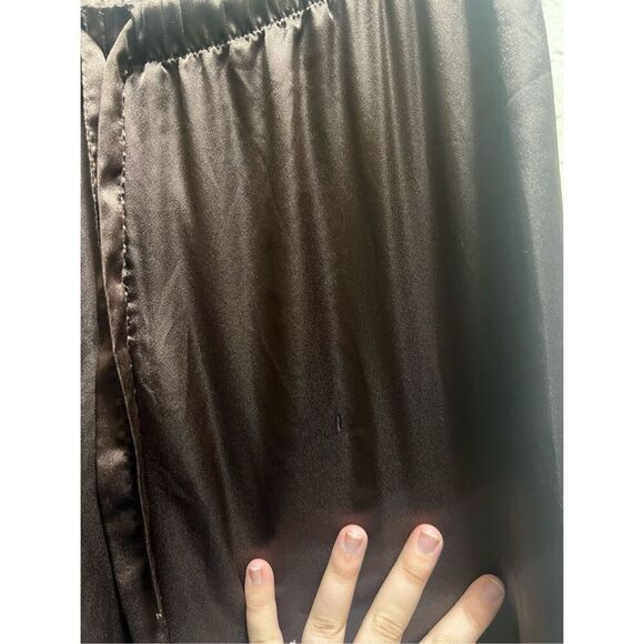 Victoria’s Secret Brown Pajama Set Woman’s Size Medium 100% Polyester -Flawed-Sn - Picture 16 of 16